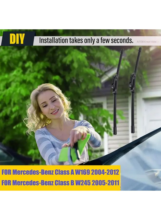 Mercedes Benz A Class W169 B Class W245 Wiper Blades 26 Inch 23 Inch Set - Image 5